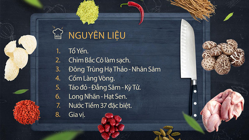 Nguyên liệu chế biến