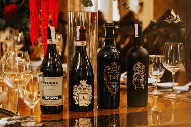 bộ sưu tập tứ đại vang Ý - quà tặng sang trọng