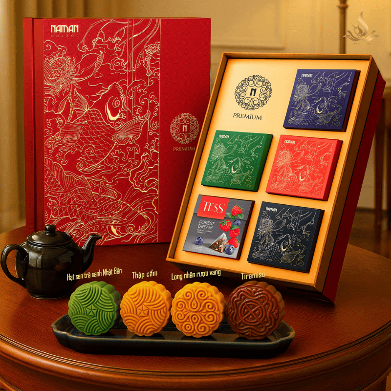 Set bánh trung thu Kim Ngư Du Nguyệt