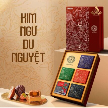 Set Bánh Trung Thu Cao Cấp Kim Ngư Du Nguyệt