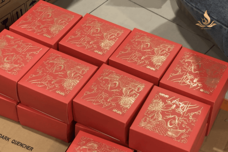 set hộp bánh trung thu kim ngư du nguyệt