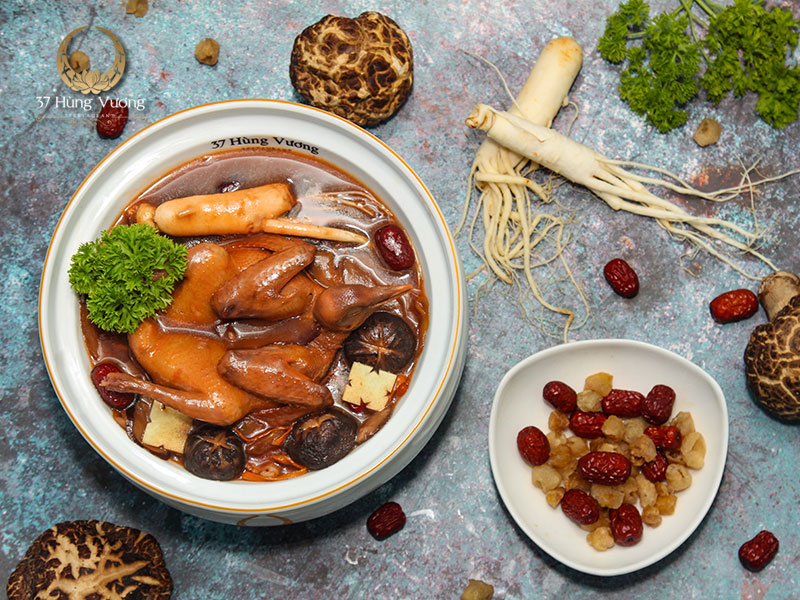 Chim Bắc Cô tiềm hồng sâm 37 – Từ những nguyên liệu quen thuộc tạo nên món ngon độc đáo