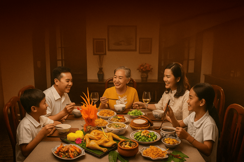 tiệc 5 sao tại nhà